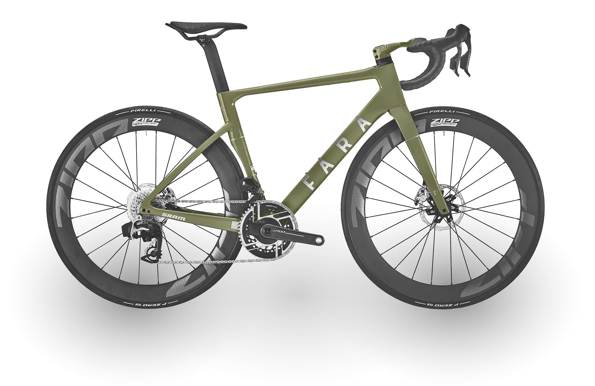 The limitied edition LE F/Road with the lateste SRAM AXS grouspet and the Fara Modular Cockpit
