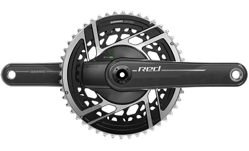 Lightweight SRAM carbon crankset with integrated powermeter
